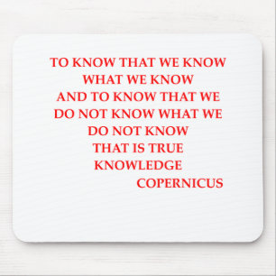 COPERNICUS quote Mouse Pad