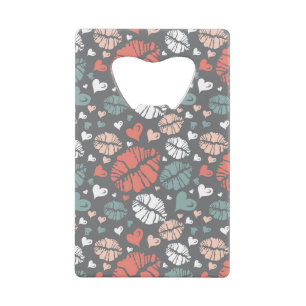 Copie de baiser et motif de coeur