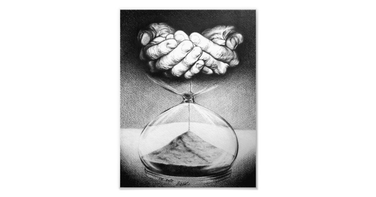 Copie De Photo De Dessin Au Crayon De Sablier De Zazzle Ca