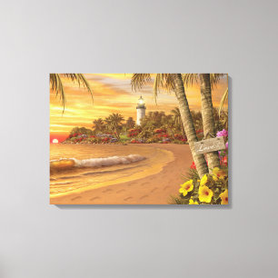 Copie de toile "d'amour tropical" d'Alan Giana