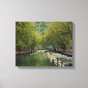 Copie de toile de canal de Vassé, Annecy, France