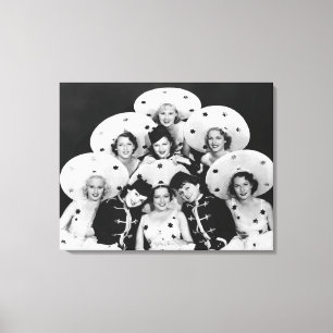 Copie de toile de groupe de filles de choeur -