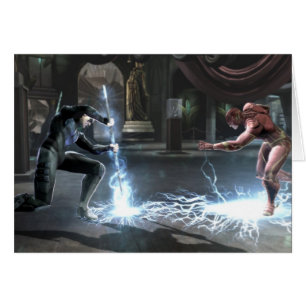 Copie d'écran : Nightwing contre l'éclair