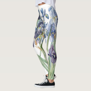 Copie florale Legging d'iris bleu de Redoute