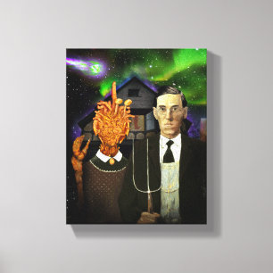 Copie gothique de toile de Lovecraftian (8x10)