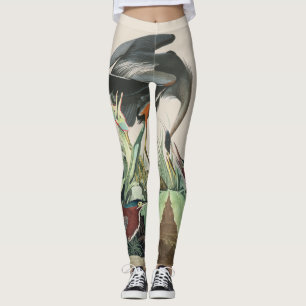 Copie Legging d'oiseau de héron d'oiseau bleu