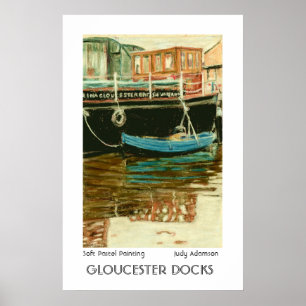 Copie ou affiche de beaux-arts de docks de