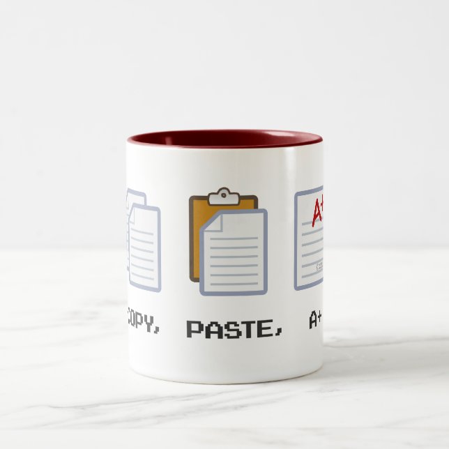 Copie, pâte, A+ tasse (Centre)