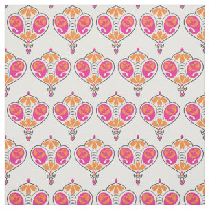 Copie rose du tissu   Paisley de motif de Paisley
