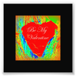 copie rouge de photo de valentine de coeur