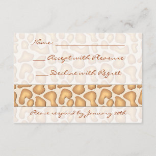 Copie RSVP de girafe