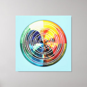 Copie sacrée de toile du mandala 8 de la géomét