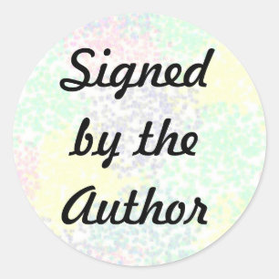 Copie signée - Stickers ronds (#55)