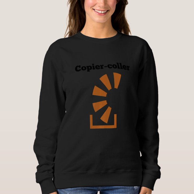 Copier Coller Programmer Software Developer Nerd G Sweatshirt (Front)
