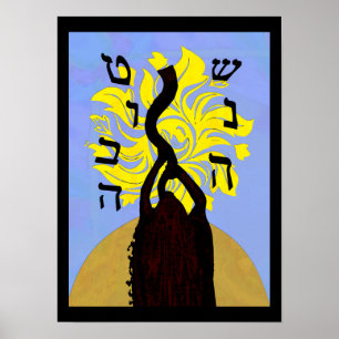 Copies et affiches de nouvelle année de désert