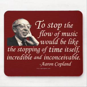 Copland on Music Mouse Pad