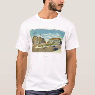Copley Plaza and Square View of the Public T-Shirt