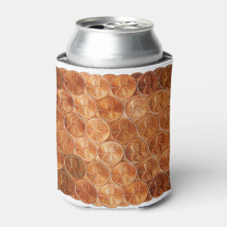 Copper Abraham Lincoln penny, one cent copper Can Cooler