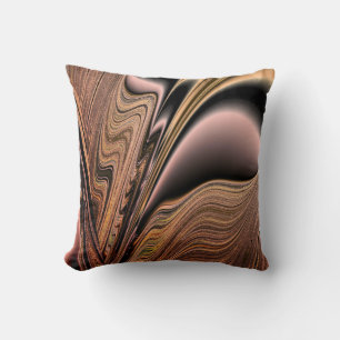 Copper Agate Throw Pillow