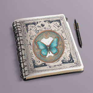 Copper and Turquoise Butterfly