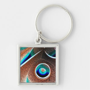 Copper Blue Keychain