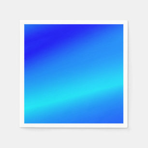 Copper blue ombre watercolor abstract pastel napkin