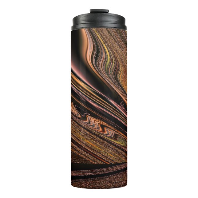Copper Blush Agate Thermal Tumbler (Front)