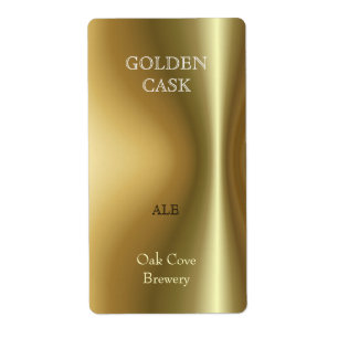 Copper Bottle Neck ~ Beer label