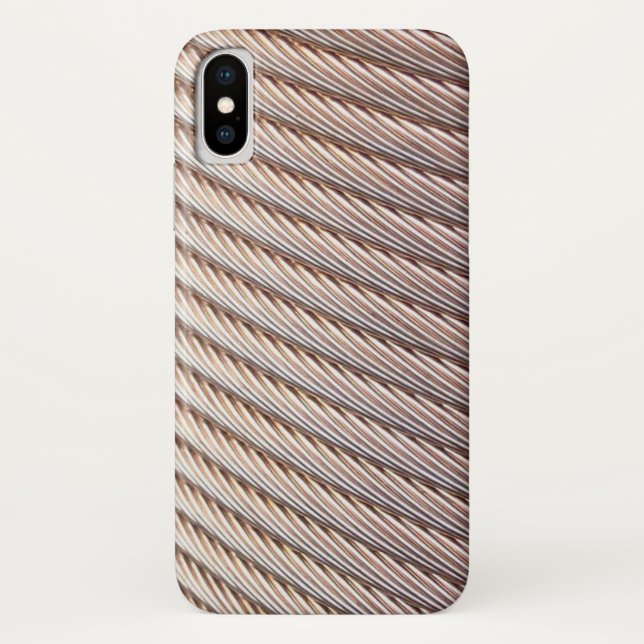 Copper Braided Cable Look Case-Mate iPhone Case (Back)