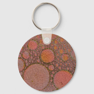 Copper bubble design keychain