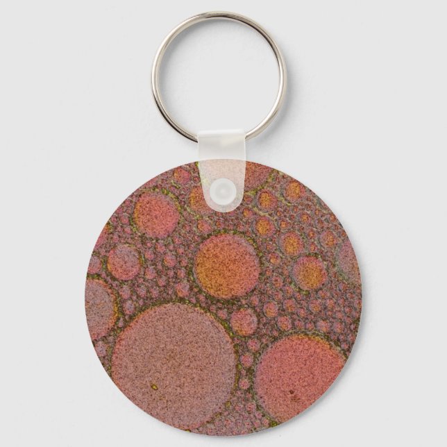 Copper bubble design keychain (Front)