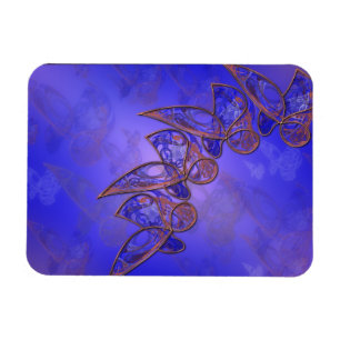 Copper Butterflies Flexible Magnet