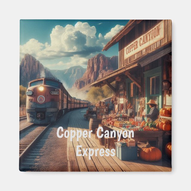 Copper Canyon Express Magnet (Front)