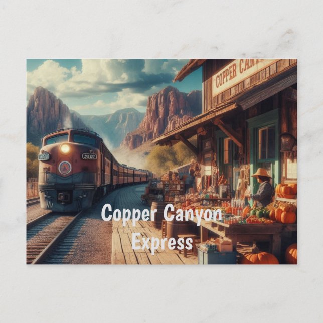 Copper Canyon Express Postcard (Front)