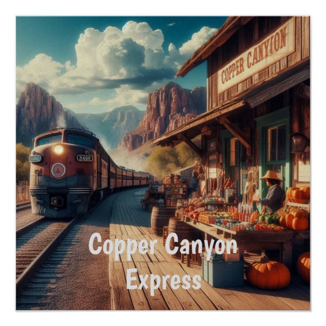 Copper Canyon Express Poster (Front)