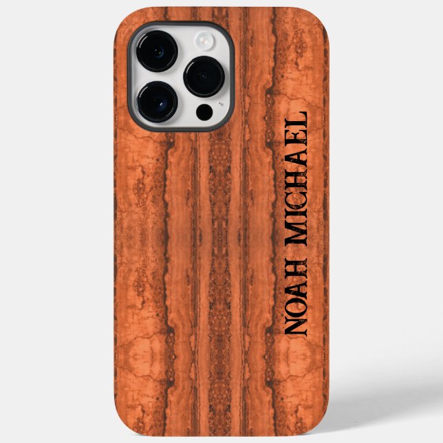 Copper Canyon Granite, amber gold Sedona mountains Case-Mate iPhone Case (Back)