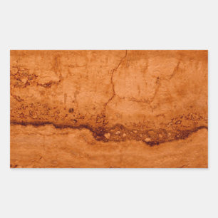 Copper Canyon Granite, amber gold Sedona mountains Sticker