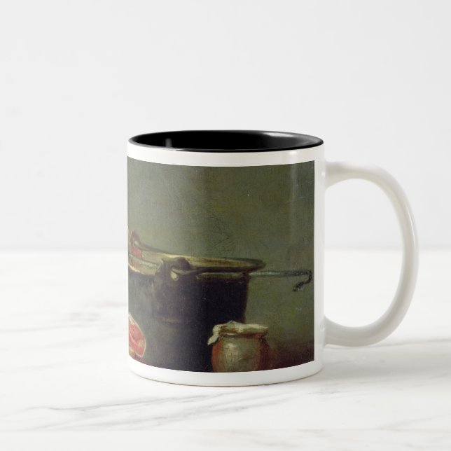 Copper Cauldron with a Pitcher Two-Tone Coffee Mug (Right)