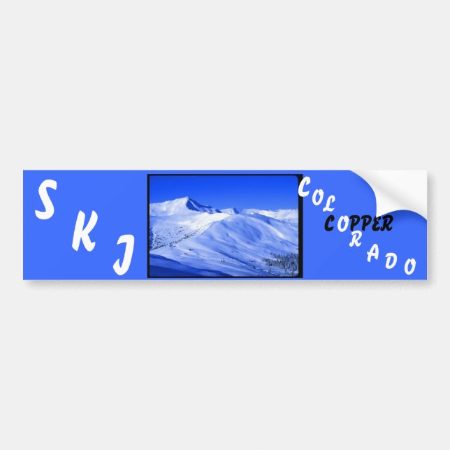 Copper Colorado Bumper Sticker (Front)