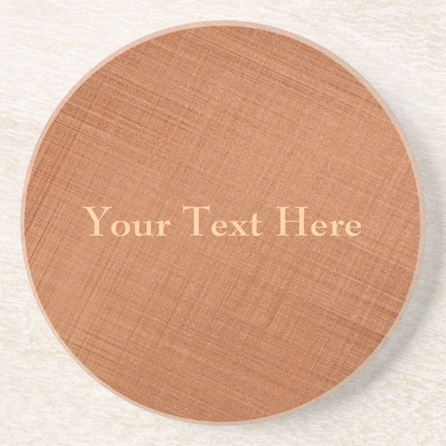 Copper Coloured Coaster (Front)