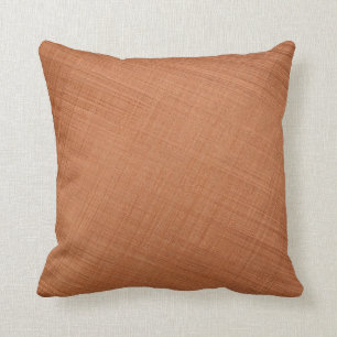Copper Coloured Throw Pillow