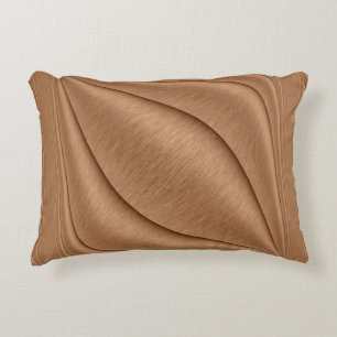 Copper Contour Accent Pillow