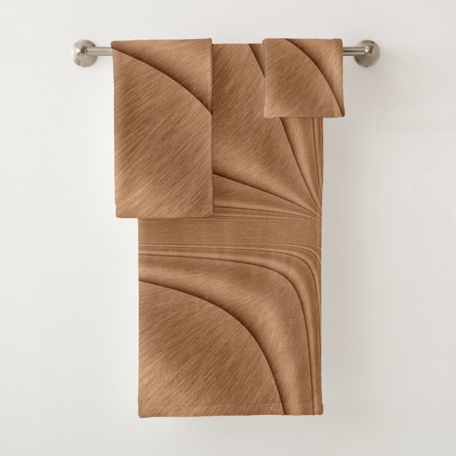 Copper Contour Bath Towel Set (Insitu)