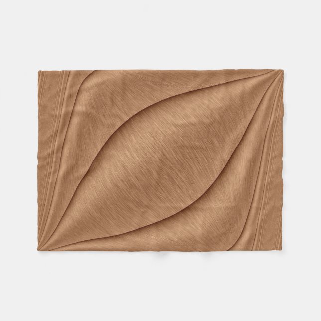 Copper Contour Fleece Blanket (Front (Horizontal))