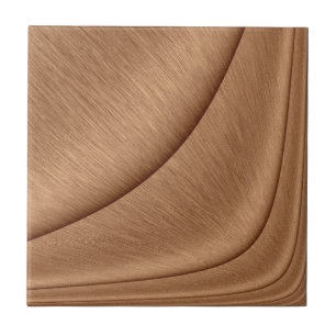 Copper Contour Tile