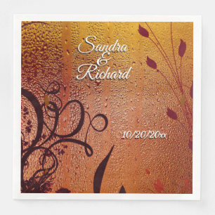 Copper Dew Wedding Napkin