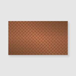 Copper Diamondplate Pattern Look