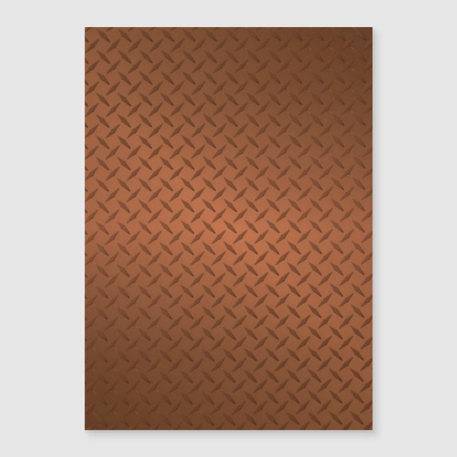 Copper Diamondplate Pattern Look (Front)