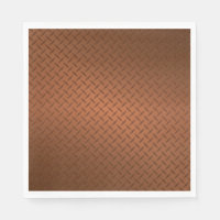 Copper Diamondplate Pattern Look