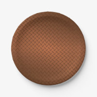 Copper Diamondplate Pattern Look